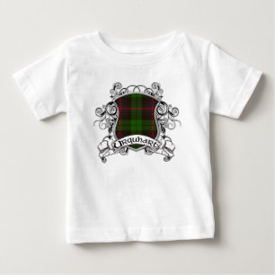 Camiseta Para Bebê Urquhart Tartan Shield