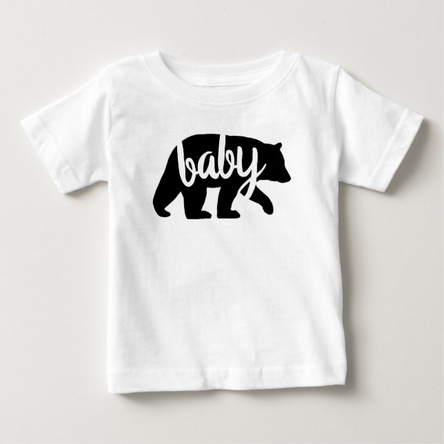 Camiseta Para Bebê Ursinho (Frente)