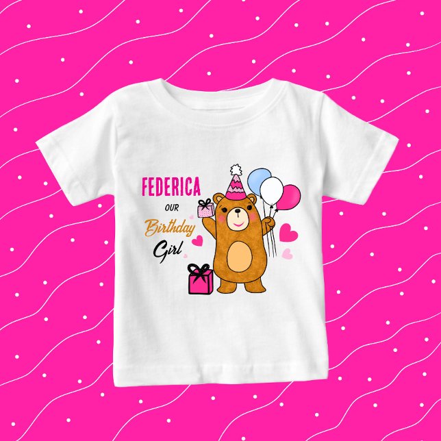 Camiseta Para Bebê Ursinho (Criador carregado)