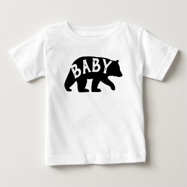Camiseta Para Bebê Ursinho (Frente)
