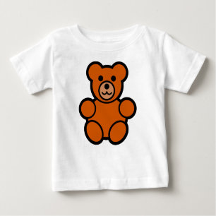 Camiseta Para Bebê ursinho de pelúcia, brinquedo, fofo