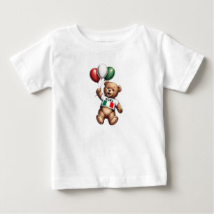 Camiseta Para Bebê Ursinho Roma