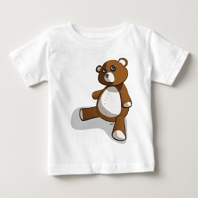 Camiseta Para Bebê Urso Corky (Frente)