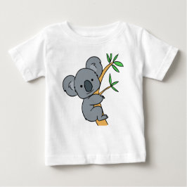 Camiseta Para Bebê Urso de Koala bonito