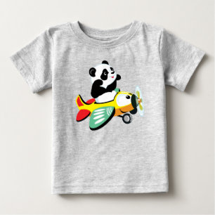 Camiseta Para Bebê Urso de Panda