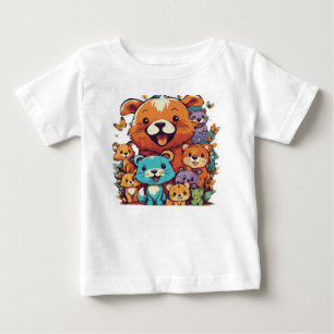 Camiseta Para Bebê Urso de pelúcia