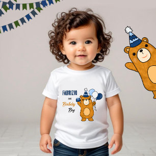 Camiseta Para Bebê Urso de pelúcia