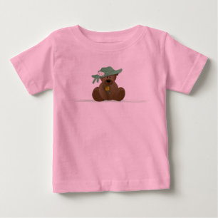 Camiseta Para Bebê Urso de Sol-Teddy