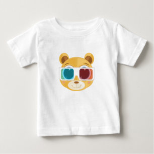 Camiseta Para Bebê Urso de Teddy - 3D