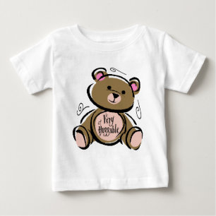 Camiseta Para Bebê Urso de ursinho muito Huggable