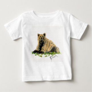 Camiseta Para Bebê Urso Grizzle, Bear Toddler, Leve Longa