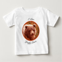 Urso Grizzly na Pintura de Arte Selvagem com Algas