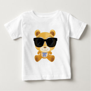 Camiseta Para Bebê Urso legal