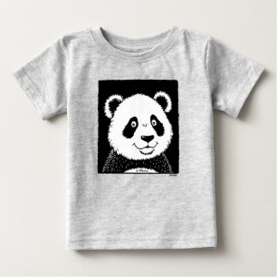 Camiseta Para Bebê Urso Panda Gigante