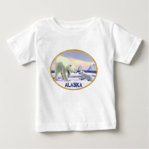 Camiseta Para Bebê Urso Polar - Melhor Nariz Da Mãe