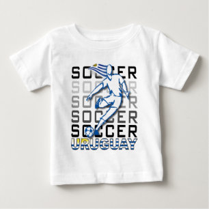 Camiseta Para Bebê Uruguai Copa América 2011