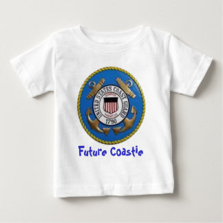 Camiseta Para Bebê uscg, Coastie futuro