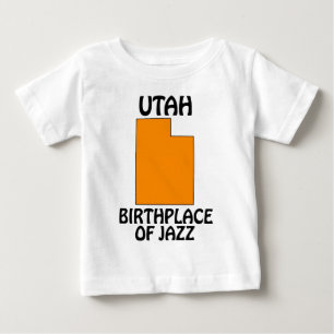 Camiseta Para Bebê Utah - Berço do Jazz