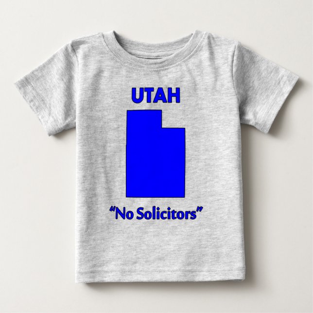 Camiseta Para Bebê Utah - Sem Vendedores (Frente)