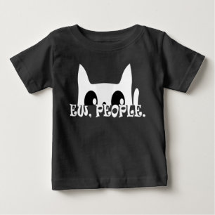 Camiseta Para Bebê Uw Pessoas Branca Engraçado
