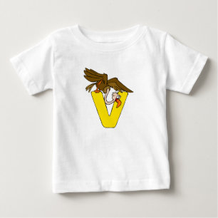 Camiseta Para Bebê V são para o abutre