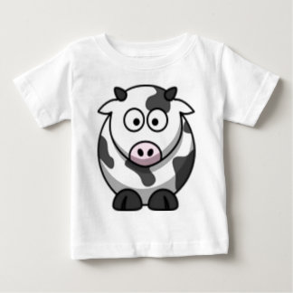 Camiseta Para Bebê Vaca