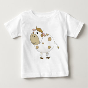 Camiseta Para Bebê Vaca de sorriso