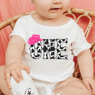 Camiseta Para Bebê Vaca Impressão de Vaca Que Primeira Festa primeiro