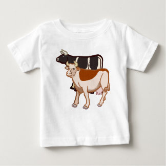 Camiseta Para Bebê vacas