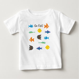 Camiseta Para Bebê Vai Fish_Algumas Coisas Peixe_Vai Peixe!