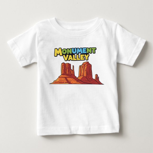 CAMISETA PARA BEBÊ VALE DOS MONUMENTOS (Frente)