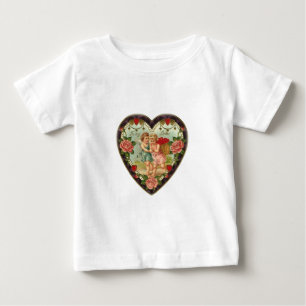 Camiseta Para Bebê Valentine Vitoriano Para o Meu Amor II