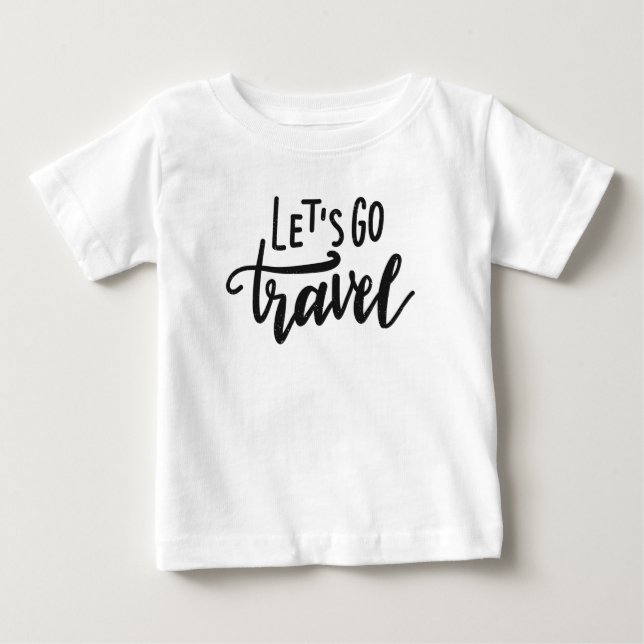Camiseta Para Bebê Vamos Go (Frente)