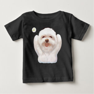 Camiseta Para Bebê Vamos Música