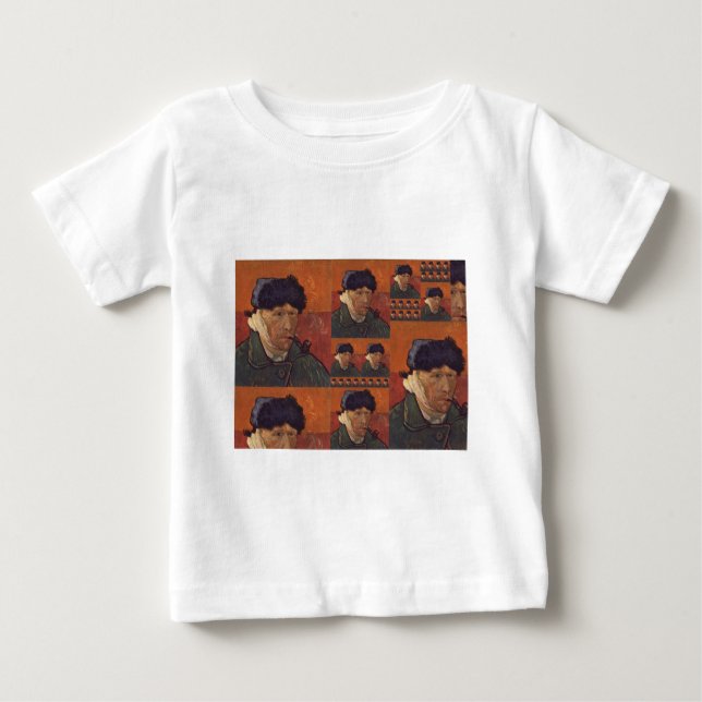 Camiseta Para Bebê van gogh (Frente)