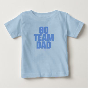Camiseta Para Bebê Vão os t-shirt do pai da equipe