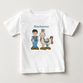 Camiseta Para Bebê Vaqueiro Cowboy