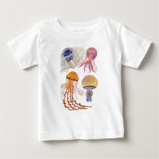 Camiseta Para Bebê Várias medusas