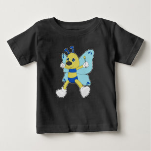 Camiseta Para Bebê varinha mágica do Butterfly Wizard