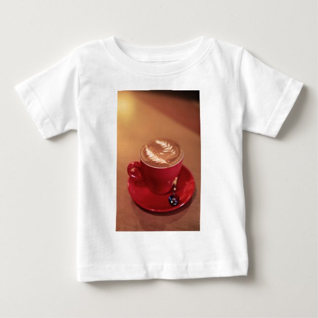 Camiseta Para Bebê Vazio Cappucino (Frente)