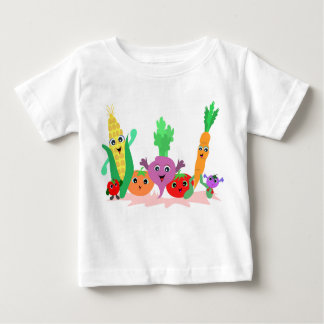 Camiseta Para Bebê Veggie Friends for Baby Bodysuit