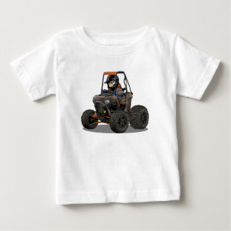 Camiseta Para Bebê Veículo off-road de desenho animado UTV