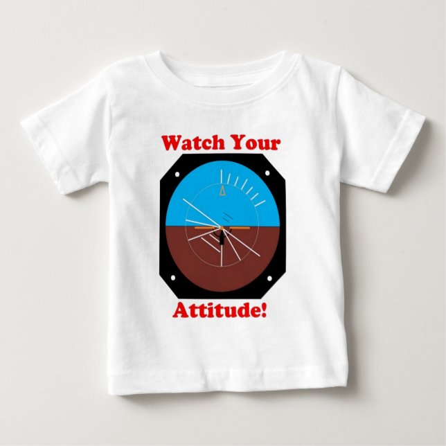 Camiseta Para Bebê Veja sua atitude (Frente)