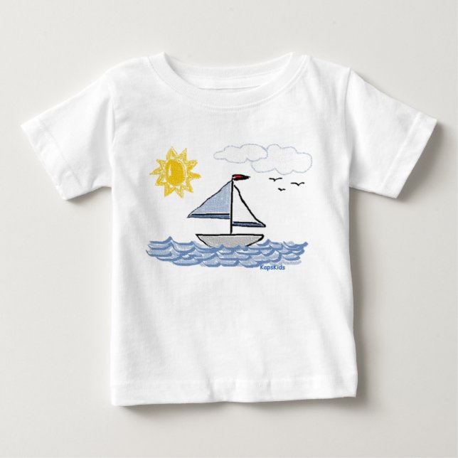 Camiseta Para Bebê Velero (Frente)