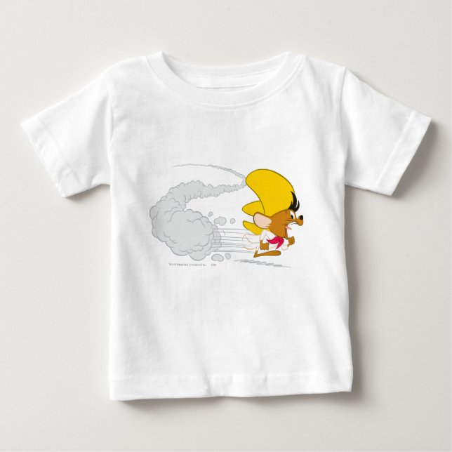 Camiseta Para Bebê VELOCIDADE GONZALES™ executando em cor (Frente)