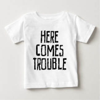 Camiseta Para Bebê Vem aqui o problema