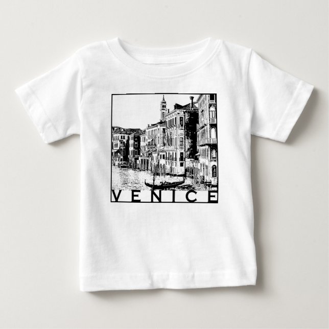 Camiseta Para Bebê Veneza (Frente)