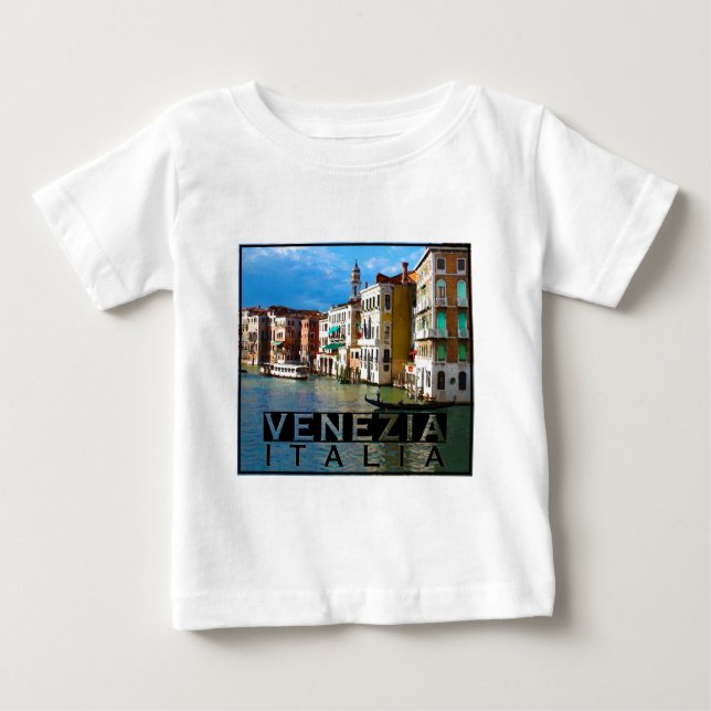 Camiseta Para Bebê Veneza (Frente)