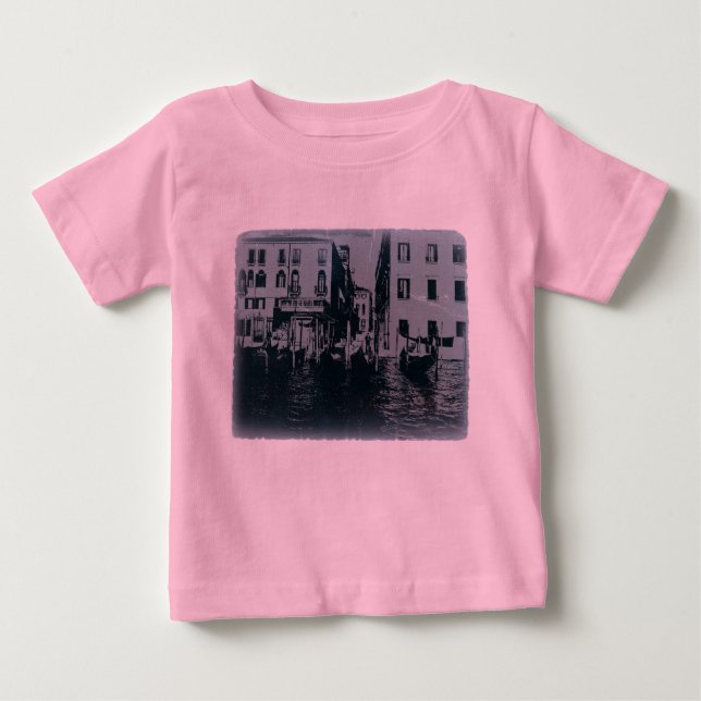 Camiseta Para Bebê Veneza Italia (Frente)
