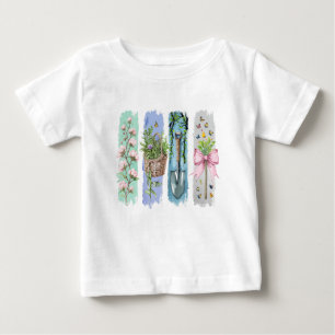 Camiseta Para Bebê Ventilador de jardinagem natural